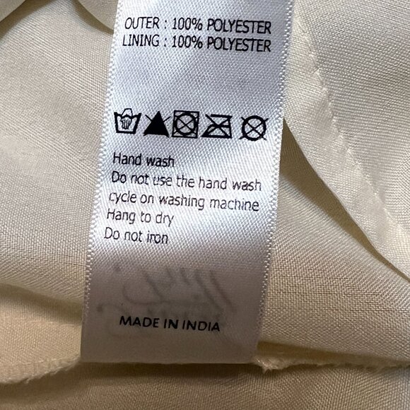 Frock and Frill Beaded Flapper Dress 20s Style Nude Golg Size 4 US Gatsby Art - Picture 7 of 13